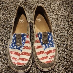Ariat womens' American Flag Slip-On Shoes